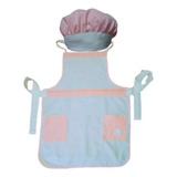 Delantal De Cocina 2 Bolsillos Y Gorro Cheff