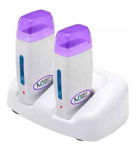 Aquecedor Cera Kit Base Dupla C/02 Roll-on Lilas