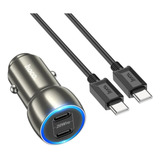 Cargador Para Auto Hoco Z48 40w Doble Usb-c