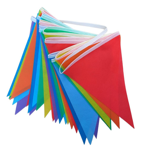 Banderin Multicolor Arcoiris Apto Exterior X 20 Metros