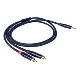 Csa Ac035 1m Plug 3,5 Stereo A Rca Cable Audio 1 Metros