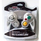 Control Gamecube De Old Skool Para Wii Color Plateado