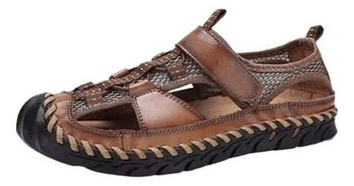 Sandalias De Cuero Cerradas Para Hombre | Zapatos De Playa 2