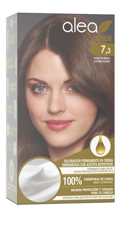 Salerm Alea Tinte Para Cabello 7.3 Rubio Dorado 