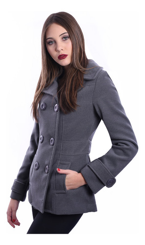 Tapado Mujer Paño Saco Abrigo Nuevo Way Voo Campera Moda