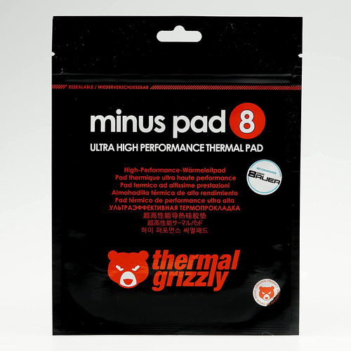 Pad Térmico Thermal Grizzly Minus Pad 8 30x30x0.5mm 8w M/k
