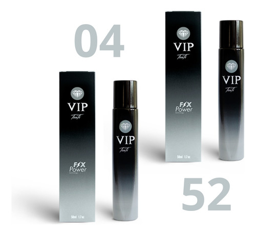 Kit 2 Perfumes Vip 04 E Vip 52 - Mais Vendidos - Touti One Fragrancia Million E Silver Fragrancia Scent Alta Fixacao Marcante