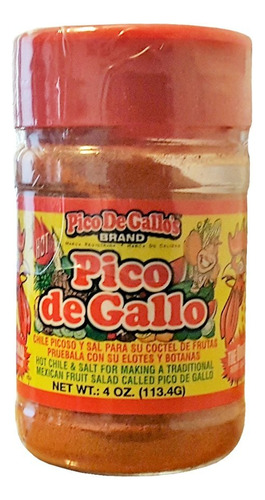 Picodegallos-pico De Gallo Chile Caliente Y Sal