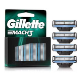 Repuestos Para Maquina De Afeitar Gillette Mach3 Con 4 Unida