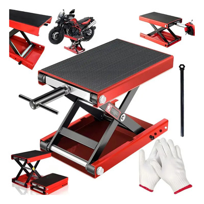 Mesa Elevadora De Motocicleta Jack 500kg 85-340mm Reforzada | Envío gratis