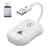 Adaptador Inalámbrico Car Play Para Ios12+ Y Android11+