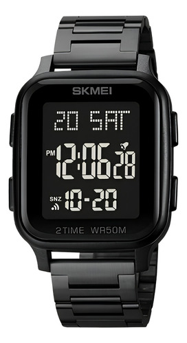 Reloj Skmei Digital Original En Acero Resistente Al Agua