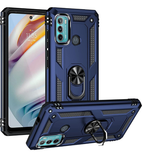 Funda Rudo Con Anillo Para Moto G60 / G60s