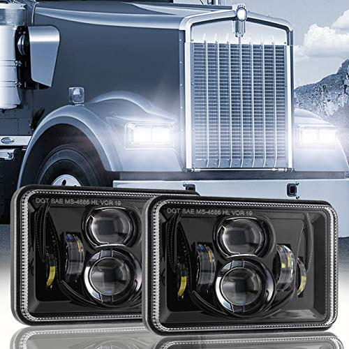 Auxbeam Faros Led De 60 W 4 X 6 Con Repuesto Aprobado Por Pu