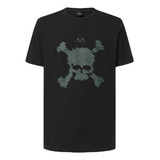 Camiseta / Playera Oakley Camo Skull Tee Blackout 404383-02e