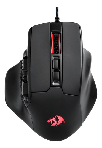 Mouse Gamer Redragon M811 Rgb Aatrox Mmo - Preto