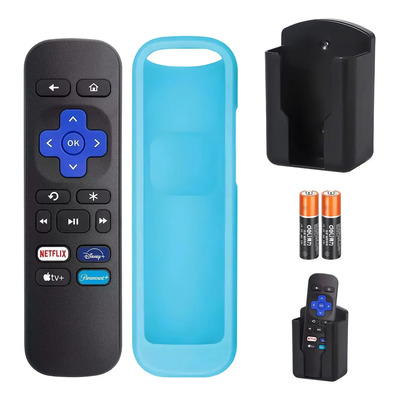 Control Remoto Para Roku Express Premiere Ultra,roku1\u002F2\u002F3\u002F4,hd Lt Xd Xs Xds, Mando a distancia, con Caja, Funda Protectora y Pilas | Meses sin interés