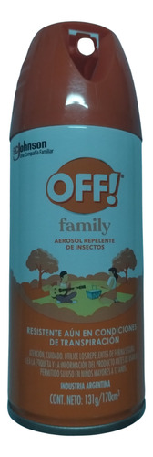 Repelente Off Family Aerosol Naranja 170ml X60