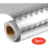 Papel Pintado Aluminio Impermeable Protector 3pcs
