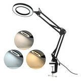 Iluminador Ring Light De 16cm Com Tripé De Mesa Articulado