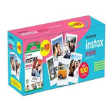 Filme Instantâneo Instax Mini Com 100 Poses Fujifilm