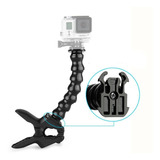 Soporte Flexible Jaws Clamp Gopro Pinza Montaje Desmontable