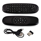 Mini Teclado Wireless 2.4ghz Controle Air Mouse Tv,pc,game