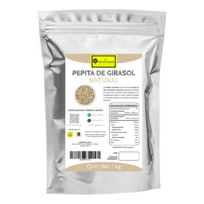 Semilla De Girasol Pelada Natural 1kg - Pepita De Girasol Punto Granel | MercadoLibre