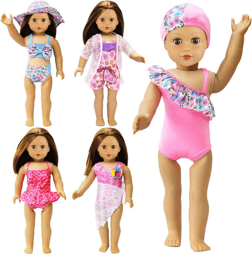 Zita Element 5 Juegos De Trajes De Baño De Bikini Para Muñec