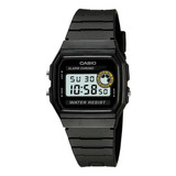 Reloj Negro Cuadrado Digital Vintage Casio Para Hombre