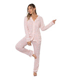 Pijama Invierno Camisero So Trendy So Pink! 18038