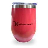 Vaso Térmico Tapa Acero Inoxidable Cafe Frio Calor 320 Cc Color Rojo