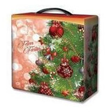 Pack X 3 Unid Cajas  Roja 1 Un Navidad Cajas Navideñ Pro
