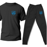 Conjunto Remera De Algodon Y Pantalon Jogging Rugby