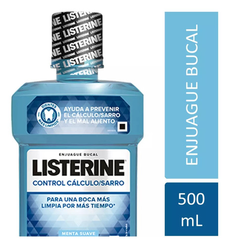 Enjuague Bucal Listerine Control Sarro 500 Ml