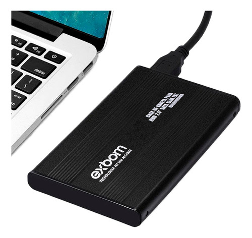 Hd Externo - 500gb - Usb 2.0 - Novo - Com Capa Protetora.