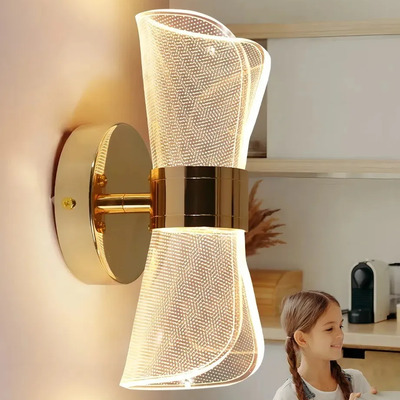Aplique De Pared Interior Moderno Para Sala Y Recámara Dorado | Envío gratis