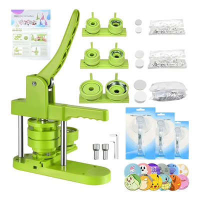 Kit De Máquina Fotobotones Pines Con Suministros Y Cortador | Envío gratis