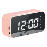 Reloj Digital En V Con Altavoz Bluetooth Y Despertador Con