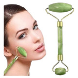 Rodillo Facial De Jade 100% Natural / Masajeador Antiarrugas