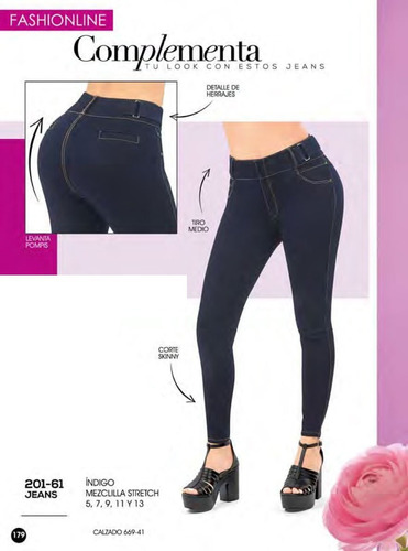 Pantalon Cklass 201-61 Indigo-outlet/saldos Mchn