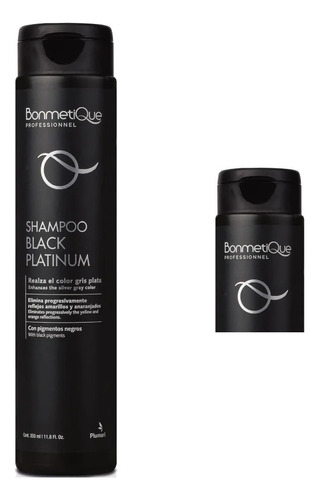 Shampoo Black Platinum 350ml Bonmetique