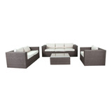 Juego De Exterior Sl Mesa Y 3 Sillones