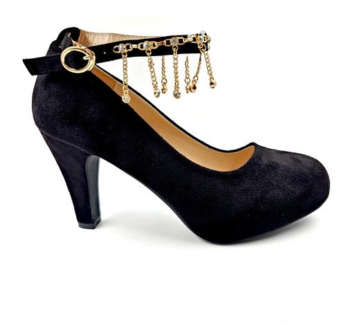 Zapato De Vestir Dama Baham Negro Heriel Mujer