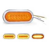 1 Plafon 14 Led Ovalado Aro Plasma Gel 4 Funciones 12-24v F1