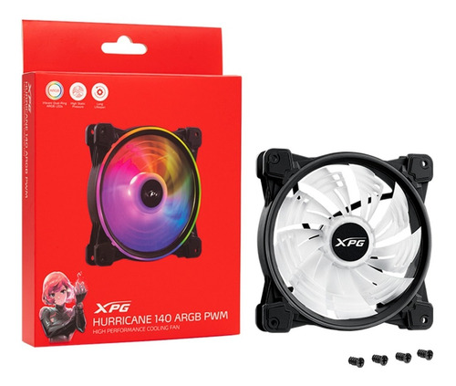 Ventilador Xpg Hurricane 140 Argb Pwm