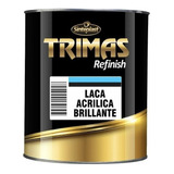 Laca Acrilica Automotriz Blanco Brillante Trimas 1 Litro