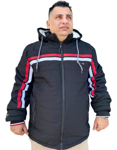 Jaqueta Masculina Plus Size Bobojaco Gangster Aberta Touca