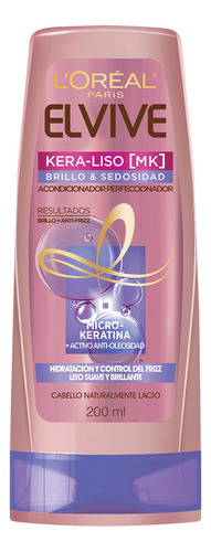 Acondicionador Kera Liso Brillo Elvive L'oréal 200ml