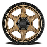 Rines 18x8.5 Km539 5/127 Jeep Wrangler Jk Jl Sahara Color Negro